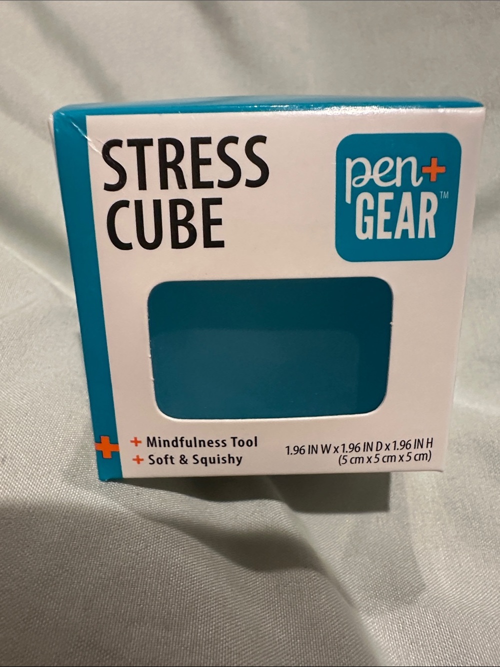 Pen+Gear Stress Cube - Blue
